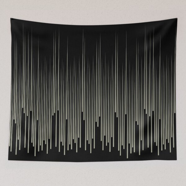 Item preview, Green and Black Frequency Stripes Line Art Pattern Coordinates w/ PPG 2022 Color of the Year Olive Sprig PPG1125-4 - Colour Trends - Hue - Shade designed and sold by ColorOfTheYears.