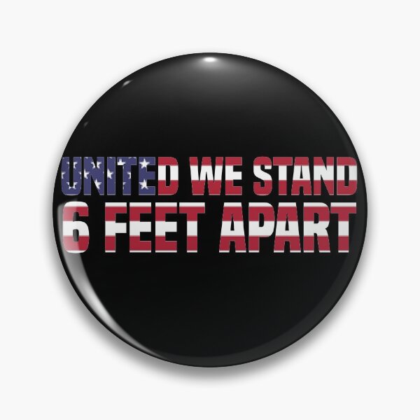 Item preview, United We Stand 6 Feet Apart designed and sold by medbdj.