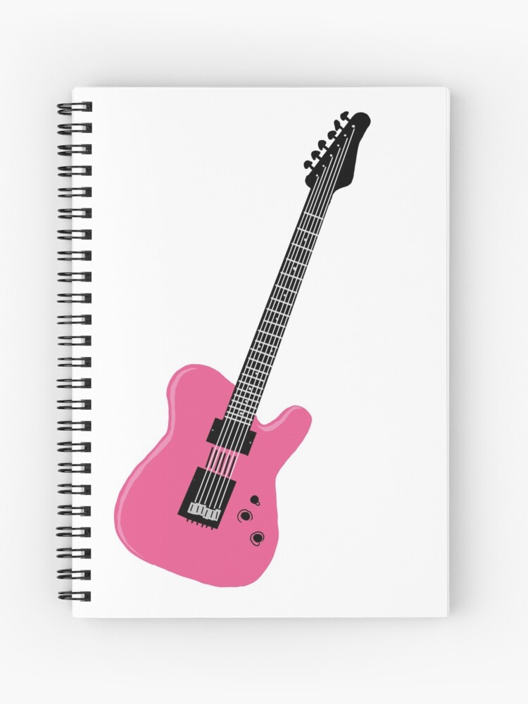 pink guitar mgk