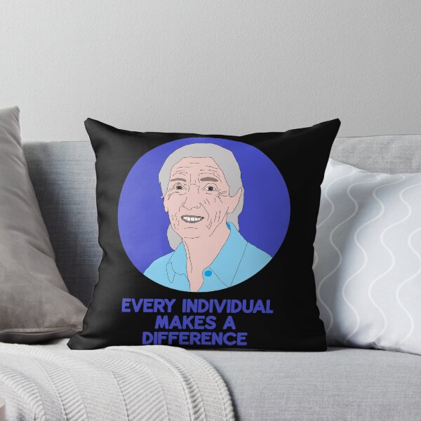Item preview, Jane Goodall Quote designed and sold by RevolutionInPaint.