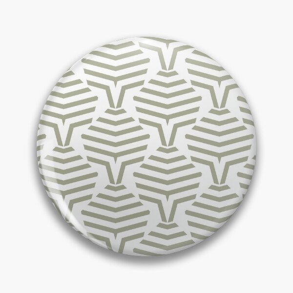 Artikelvorschau, Green and White Geometric Stripe Shape Pattern Coordinates w/ PPG 2022 Color of the Year Olive Sprig PPG1125-4 - Colour Trends - Hue - Shade entworfen und verkauft von ColorOfTheYears.