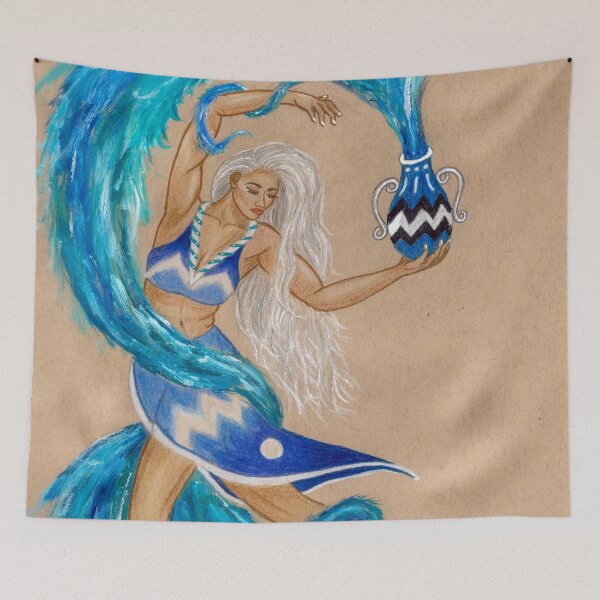 Item preview, Aquarius the Water-Bearer designed and sold by Brindi-Young.