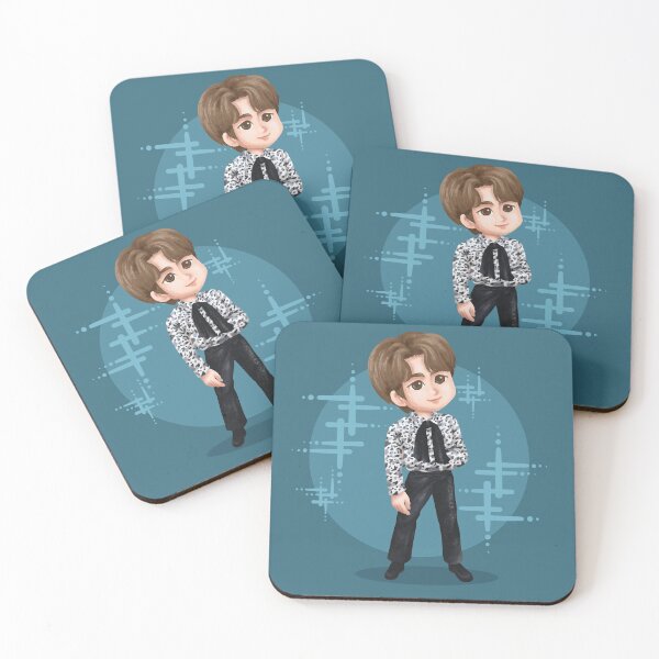 Item preview, Suga with black and white pattern clothes designed and sold by Khotekmei.