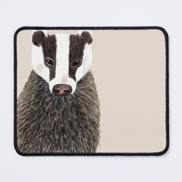 Item preview, Watercolour Badger designed and sold by kittykinsart.