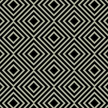 Imagen de la obra Green and Black Minimal Square Line Art Pattern Coordinates w/ PPG 2022 Color of the Year Olive Sprig PPG1125-4 - Colour Trends - Hue - Shade de ColorOfTheYears