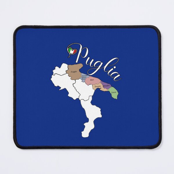 Item preview, I Love Puglia - Provinces of Puglia Italy designed and sold by molamode.