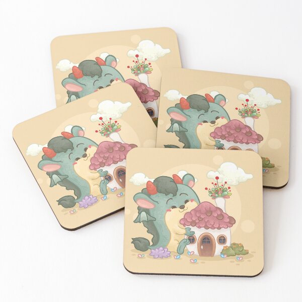 Item preview, Dragon Hugging a House designed and sold by Khotekmei.