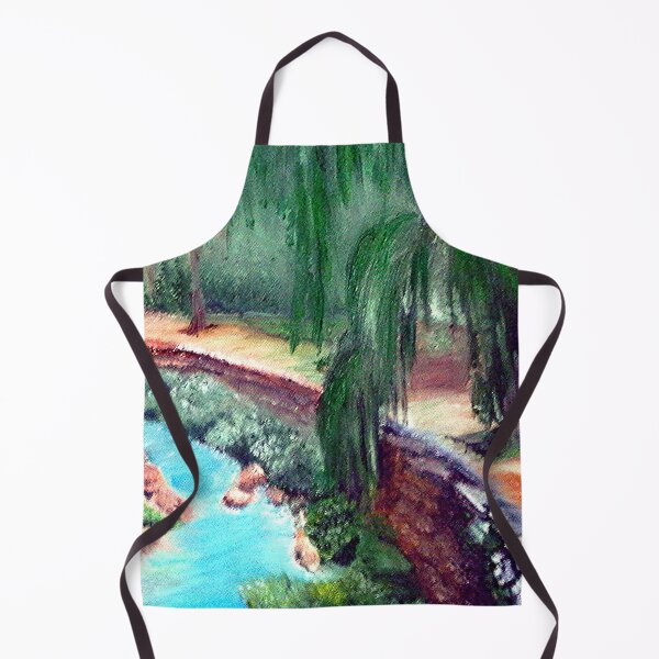 Artikelvorschau, TRAUERWEIDE UND RUHIGER BACH, LANDSCHAFT FINE ART PRINT, LANDSCHAFT INSPIRIERT VON DER NATUR entworfen und verkauft von Adri Barnard.