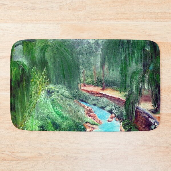 Artikelvorschau, TRAUERWEIDE UND RUHIGER BACH, LANDSCHAFT FINE ART PRINT, LANDSCHAFT INSPIRIERT VON DER NATUR entworfen und verkauft von Adri Barnard.