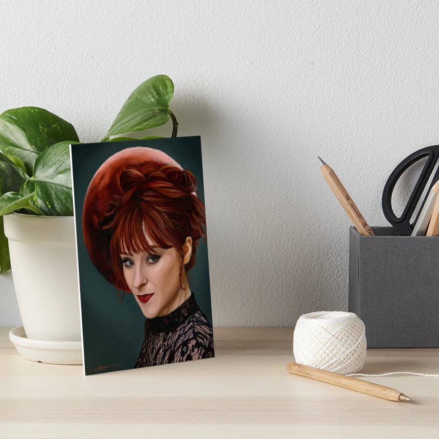 Rowena supernatural tv serie inspired Graphic/Illustration art prints and  posters by Goldenplanet Prints 