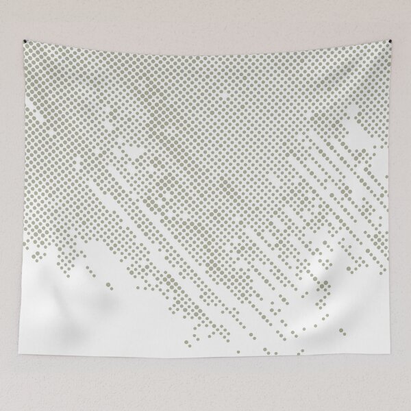 Item preview, Green and White Polka Dot Abstract Pattern Coordinates w/ PPG 2022 Color of the Year Olive Sprig PPG1125-4 - Colour Trends - Hue - Shade designed and sold by ColorOfTheYears.