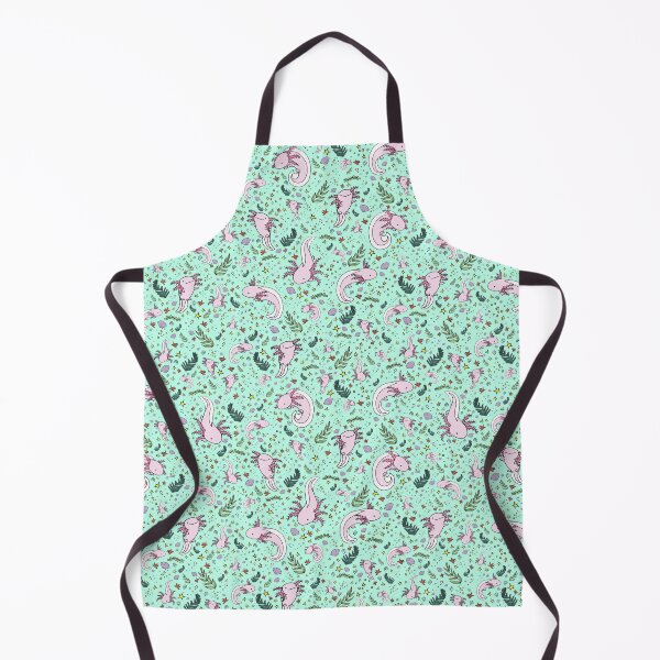 Item preview, Axolotls in Green designed and sold by Nemki.