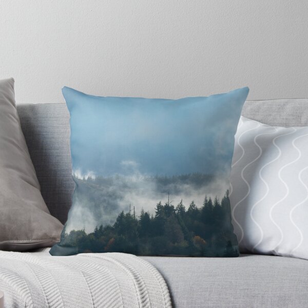 Item preview, Post Rain Steaming Forest ethereal fog rising Coast Range of Oregon designed and sold by Steven Holt.
