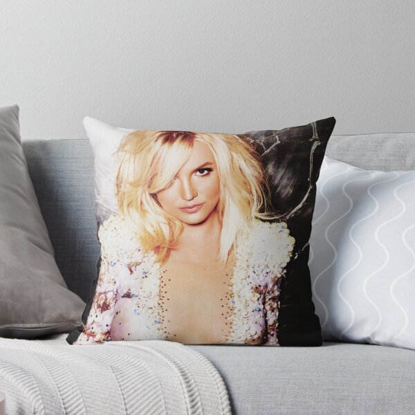 Item preview, Britney Vegas Pillow designed and sold by Britney Galaxy.