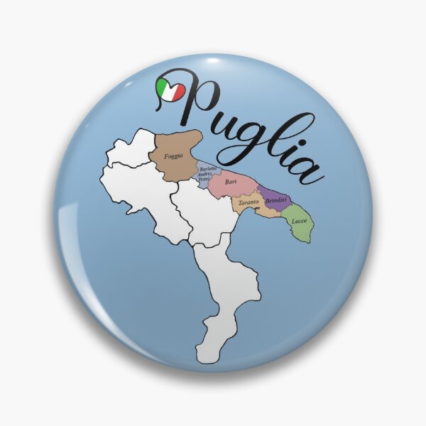Item preview, I Love Puglia - Puglia Italy Provinces designed and sold by molamode.