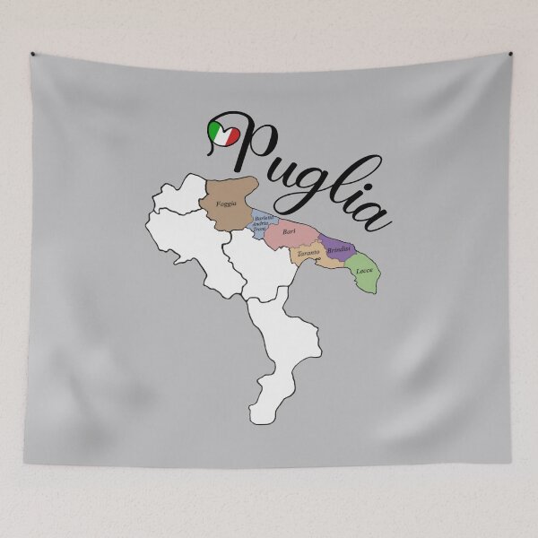 Item preview, I Love Puglia - Puglia Italy Provinces designed and sold by molamode.