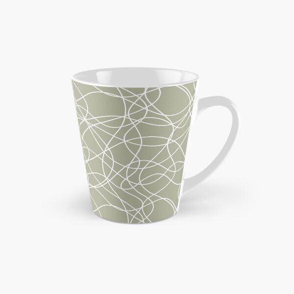 Artikelvorschau, Green and White Scribbled Mosaic Pattern Coordinates w/ PPG 2022 Color of the Year Olive Sprig PPG1125-4 - Colour Trends - Hue - Shade entworfen und verkauft von ColorOfTheYears.
