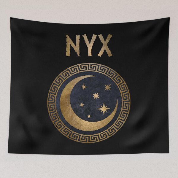 Item preview, Nyx Greek Goddess of Night Ancient Symbol designed and sold by Agema Apparel.