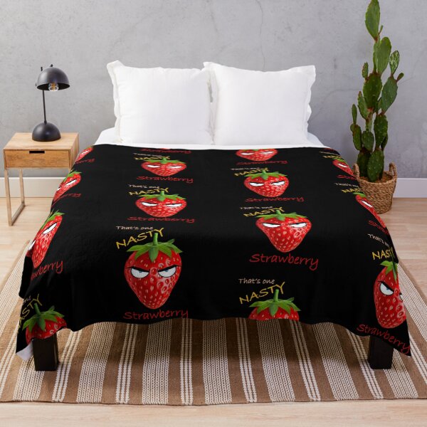 Item preview, Nasty Strawberry on Black designed and sold by HighCountry2021.