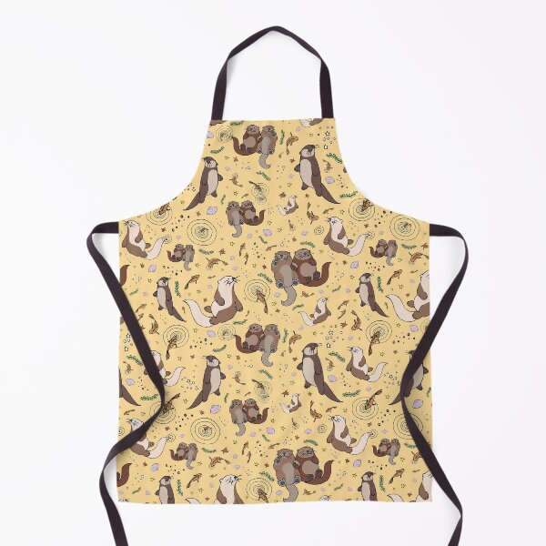 Item preview, Otters in Yellow designed and sold by Nemki.