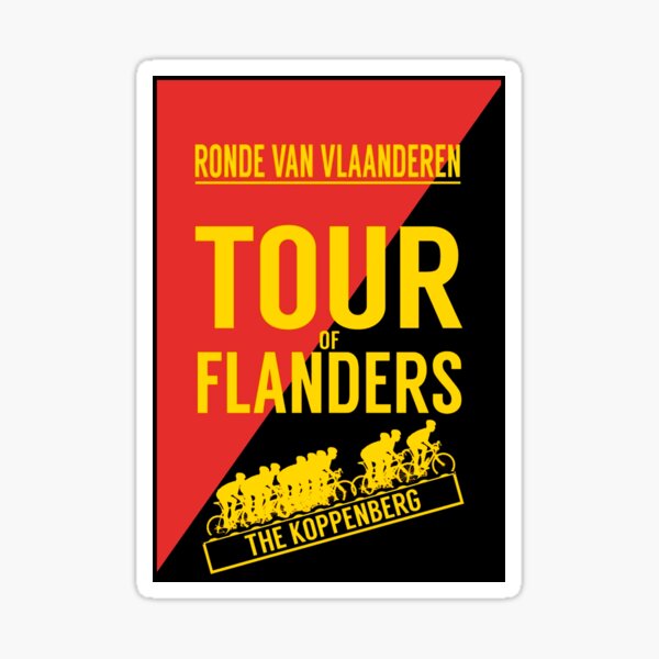 Item preview, TOUR OF FLANDERS : Vintage Bike Racing Print designed and sold by posterbobs.