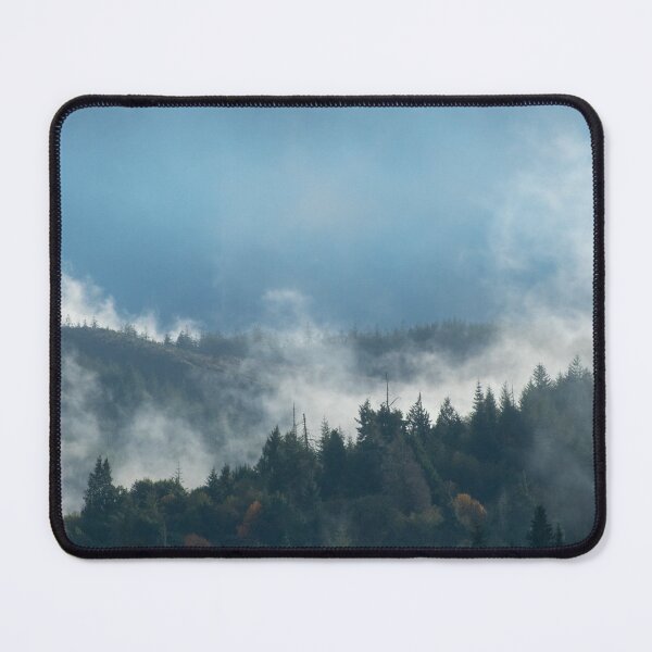 Item preview, Post Rain Steaming Forest ethereal fog rising Coast Range of Oregon designed and sold by Steven Holt.