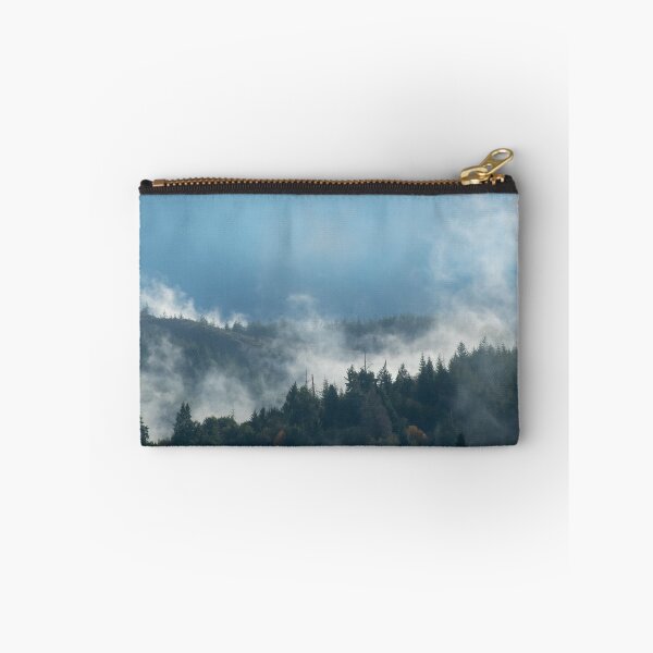 Item preview, Post Rain Steaming Forest ethereal fog rising Coast Range of Oregon designed and sold by Steven Holt.