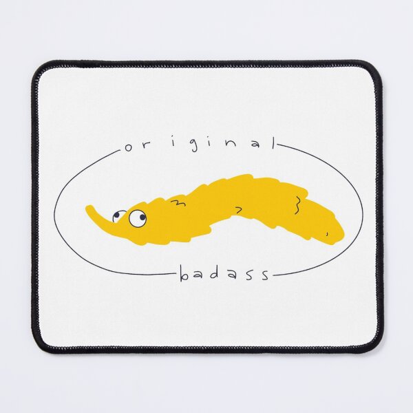 Item preview, “Original Badass” worm-on-a-string designed and sold by H-H-M.