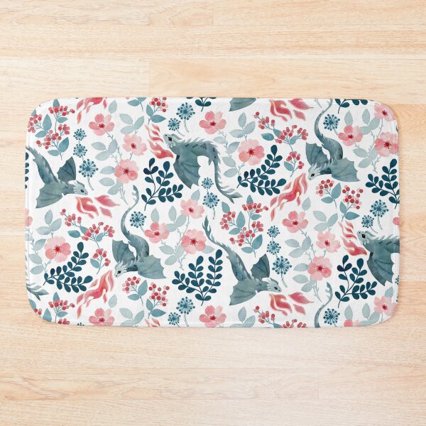 Item preview, Dragons pastel floral designed and sold by adenaJ.