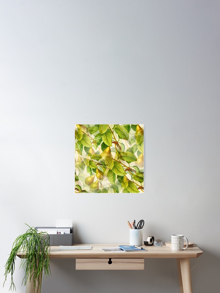 Thumbnail 2 of 3, Poster, Pear Tree pattern designed and sold by RafaelLima7.