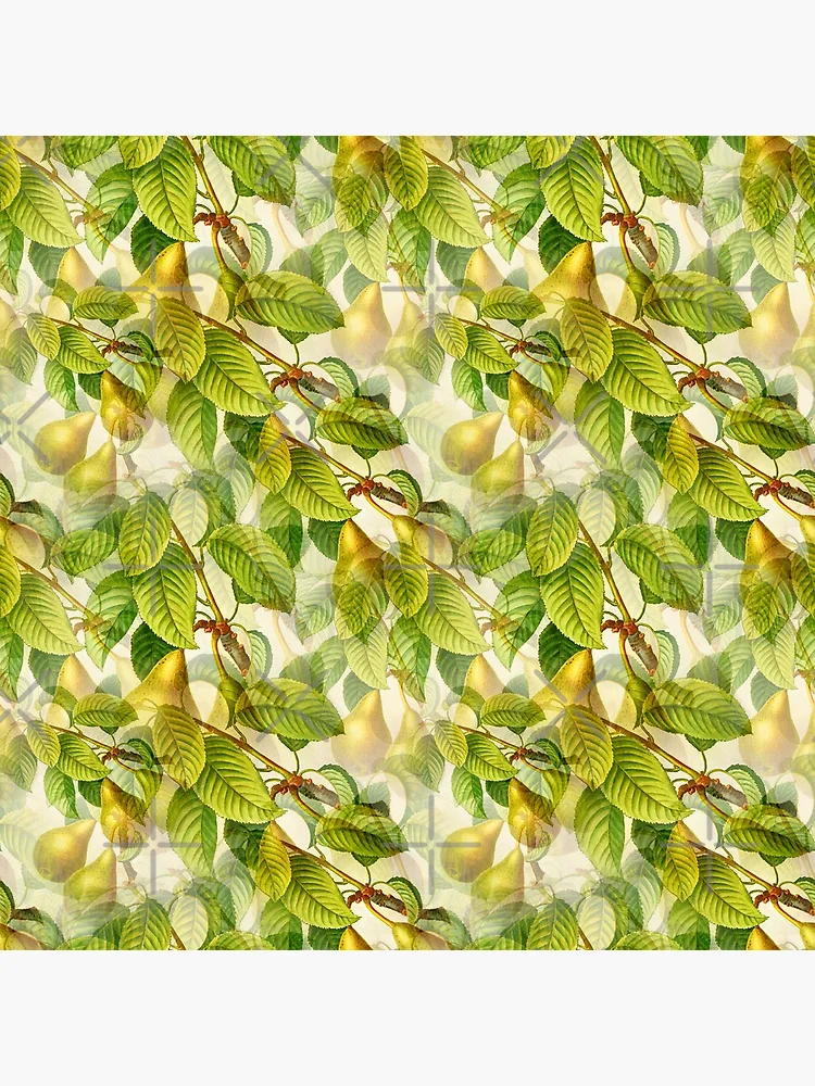 Thumbnail 4 of 4, Clock, Pear Tree pattern designed and sold by RafaelLima7.