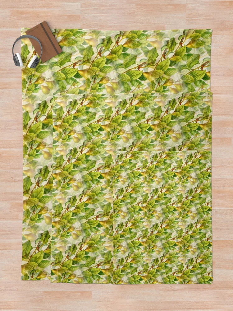 Thumbnail 5 of 6, Throw Blanket, Pear Tree pattern designed and sold by RafaelLima7.