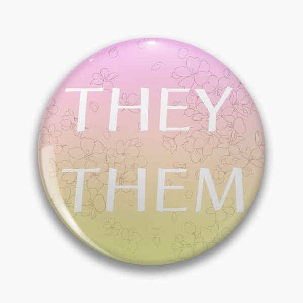 Item preview, They Them nonbinary pronouns designed and sold by LittleBearrr.