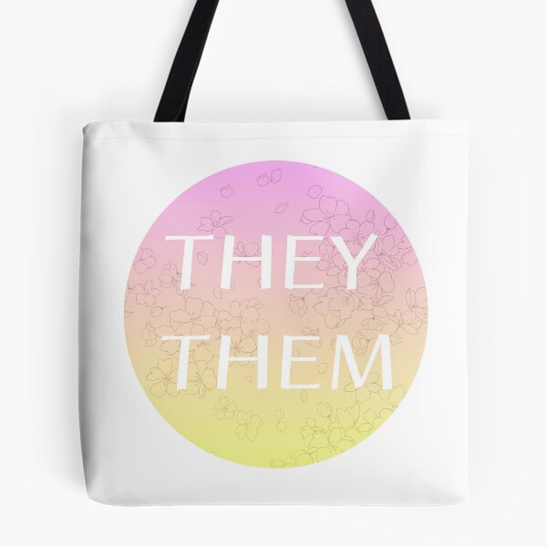 Item preview, They Them nonbinary pronouns designed and sold by LittleBearrr.