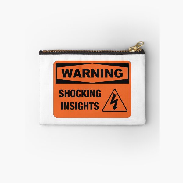 Item preview, Warning Shocking Insights designed and sold by TikiLuke.