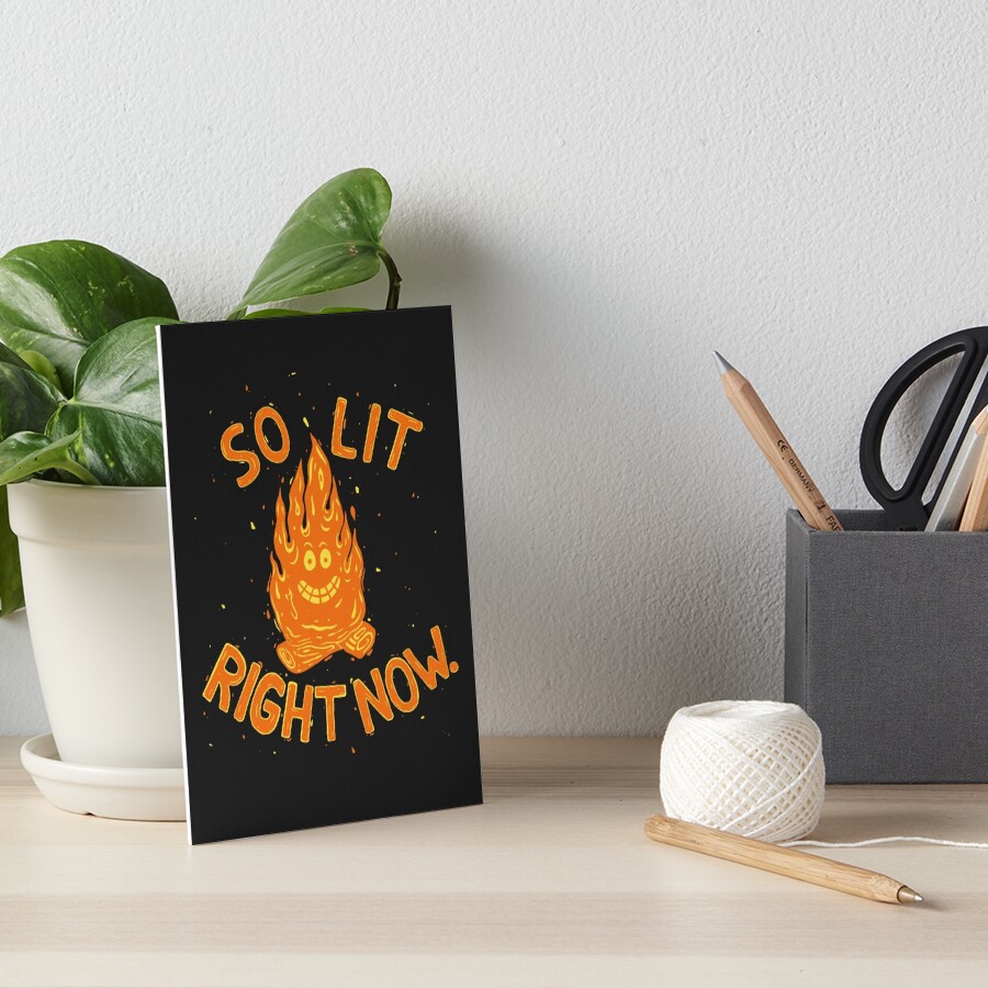 F/RED UP! Art Board Print