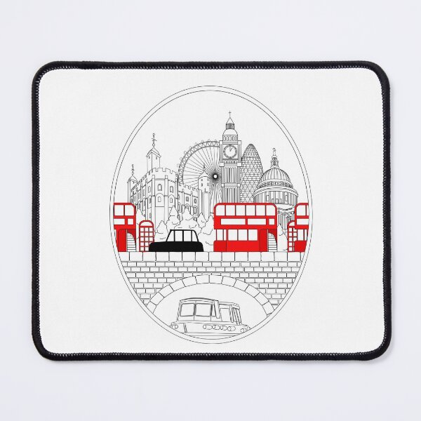 Item preview, London Red Buses designed and sold by QuirkyTales.