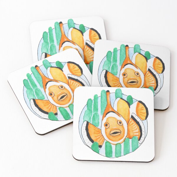 Item preview, Watercolor Clownfish  designed and sold by ShutterOwl.