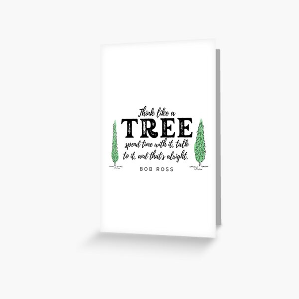 Think like Tree Greeting Card