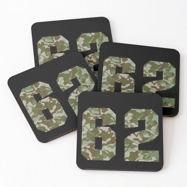 Item preview, Army Camo Number Sixty-two Veteran Lucky Number 62 designed and sold by Urosek.