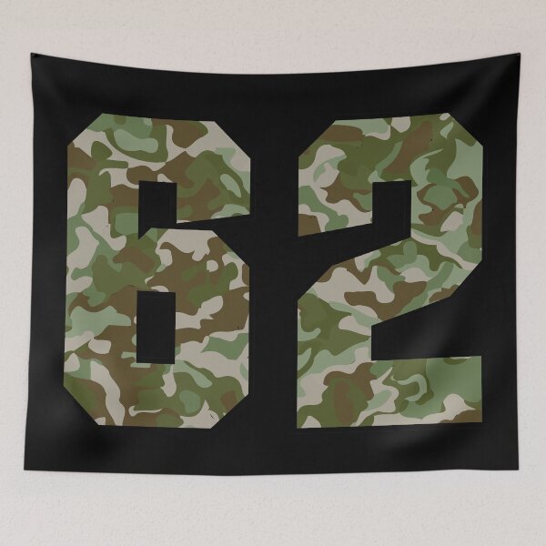 Item preview, Army Camo Number Sixty-two Veteran Lucky Number 62 designed and sold by Urosek.