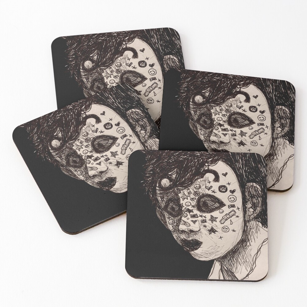 Item preview, Coasters (Set of 4) designed and sold by synapseoftheark.