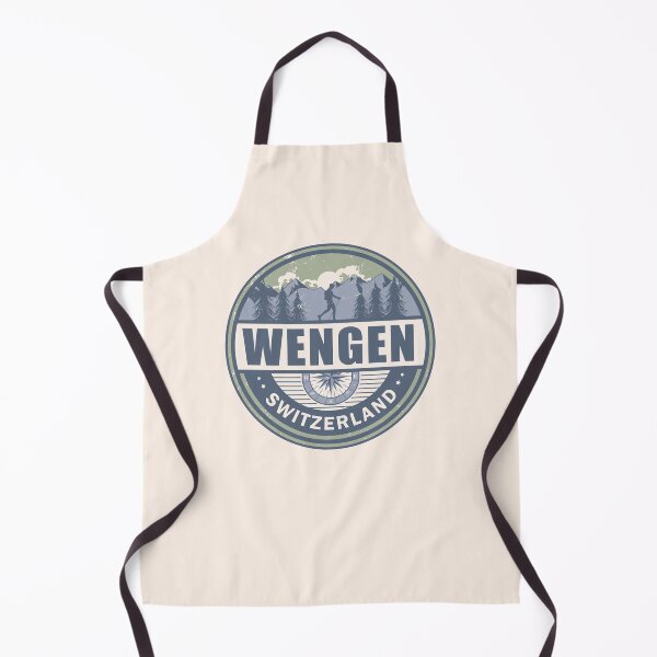 Item preview, Wengen Switzerland Swiss Alps Vintage Hiking Design designed and sold by CynthiaGraphics.