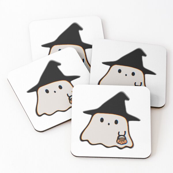 Item preview, Ghost with Pumpkin Bag Chromatic Aberration designed and sold by Aizyshop.