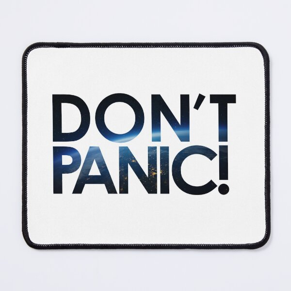 Item preview, Don't Panic! designed and sold by Eurozerozero.