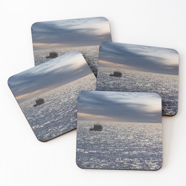 Item preview, Fishing Boat Silhouette designed and sold by onepony.