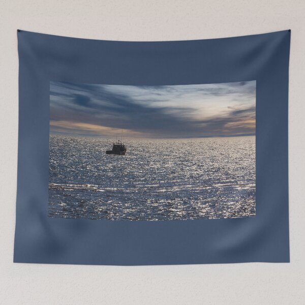 Item preview, Fishing Boat Silhouette designed and sold by onepony.