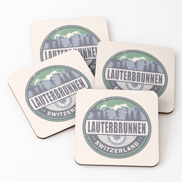 Item preview, Lauterbrunnen Switzerland Swiss Alps Vintage Hiking Design designed and sold by CynthiaGraphics.