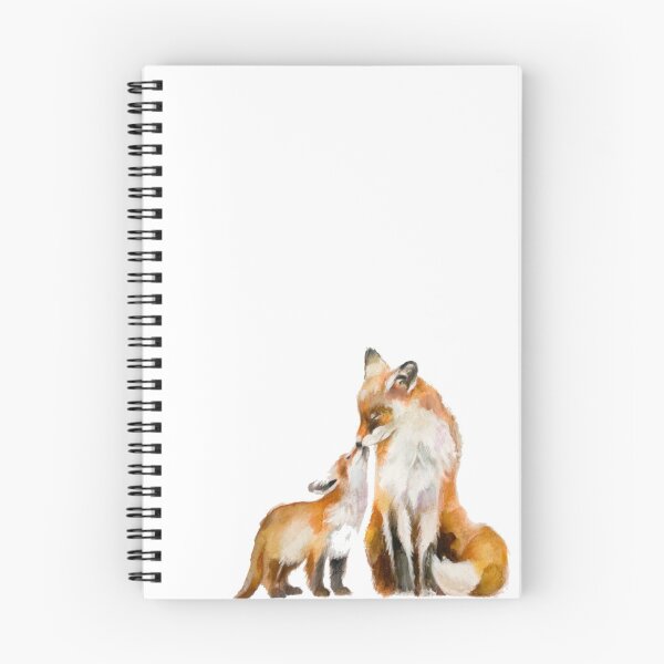 Item preview, Fox and cub watercolour  designed and sold by AmeliaPlayer.