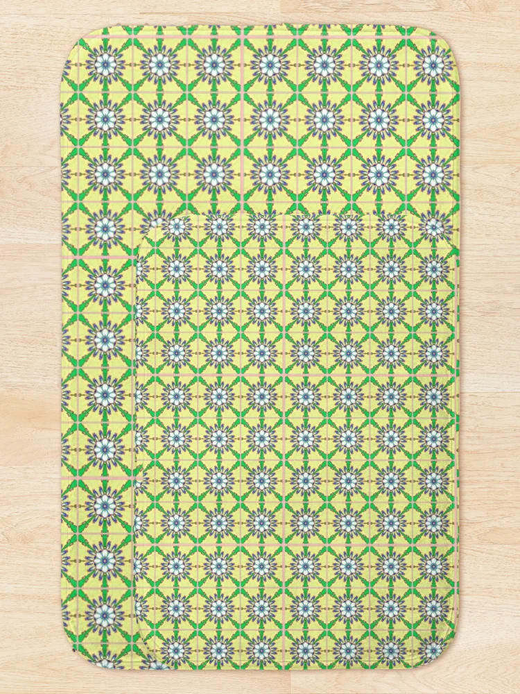 Thumbnail 5 of 6, Bath Mat, Explosion Expression Pattern designed and sold by RafaelLima7.